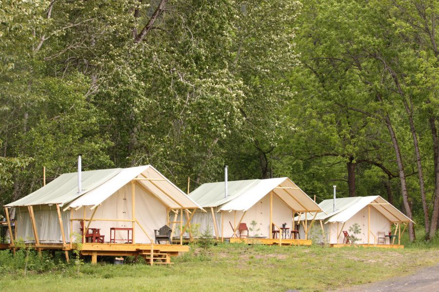 idaho glamping tents